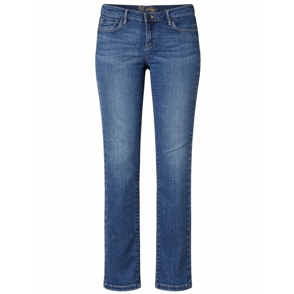 Kut from the Kloth Jeans Women 8 Blue Straight Leg Mid Rise KP488MA5 Medium Wash